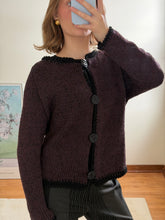 Load image into Gallery viewer, Eggplant Cardigan
