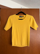 Load image into Gallery viewer, Yellow Knit Tshirt

