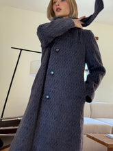 Load image into Gallery viewer, Purple Wool/ Mohair Coat
