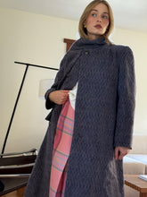 Load image into Gallery viewer, Purple Wool/ Mohair Coat
