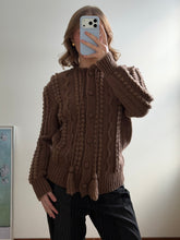 Load image into Gallery viewer, Chunky Knit With Tassles
