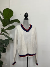 Load image into Gallery viewer, Classic Tennis V Neck Knit
