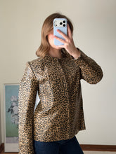 Load image into Gallery viewer, Leopard Leather Jacket
