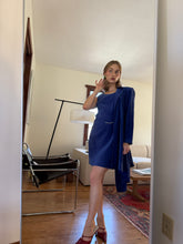 Load image into Gallery viewer, Cobalt Dress and Coat Set
