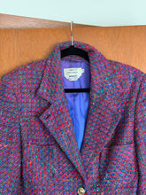 Load image into Gallery viewer, Multicoloured Tweed Blazer
