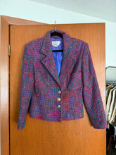 Load image into Gallery viewer, Multicoloured Tweed Blazer
