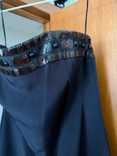Load image into Gallery viewer, Silk Strapless Embellished Dress
