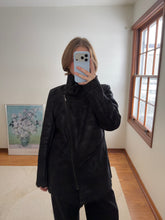 Load image into Gallery viewer, Reversible Faux Leather Fur Jacket
