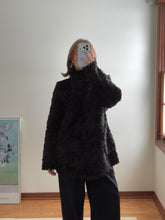 Load image into Gallery viewer, Reversible Faux Leather Fur Jacket
