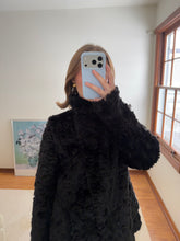 Load image into Gallery viewer, Reversible Faux Leather Fur Jacket
