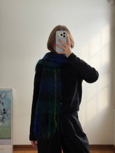 Load image into Gallery viewer, Mohair Plaid Scarf
