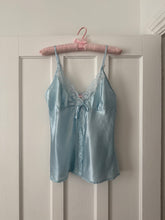 Load image into Gallery viewer, Blue Satin Set
