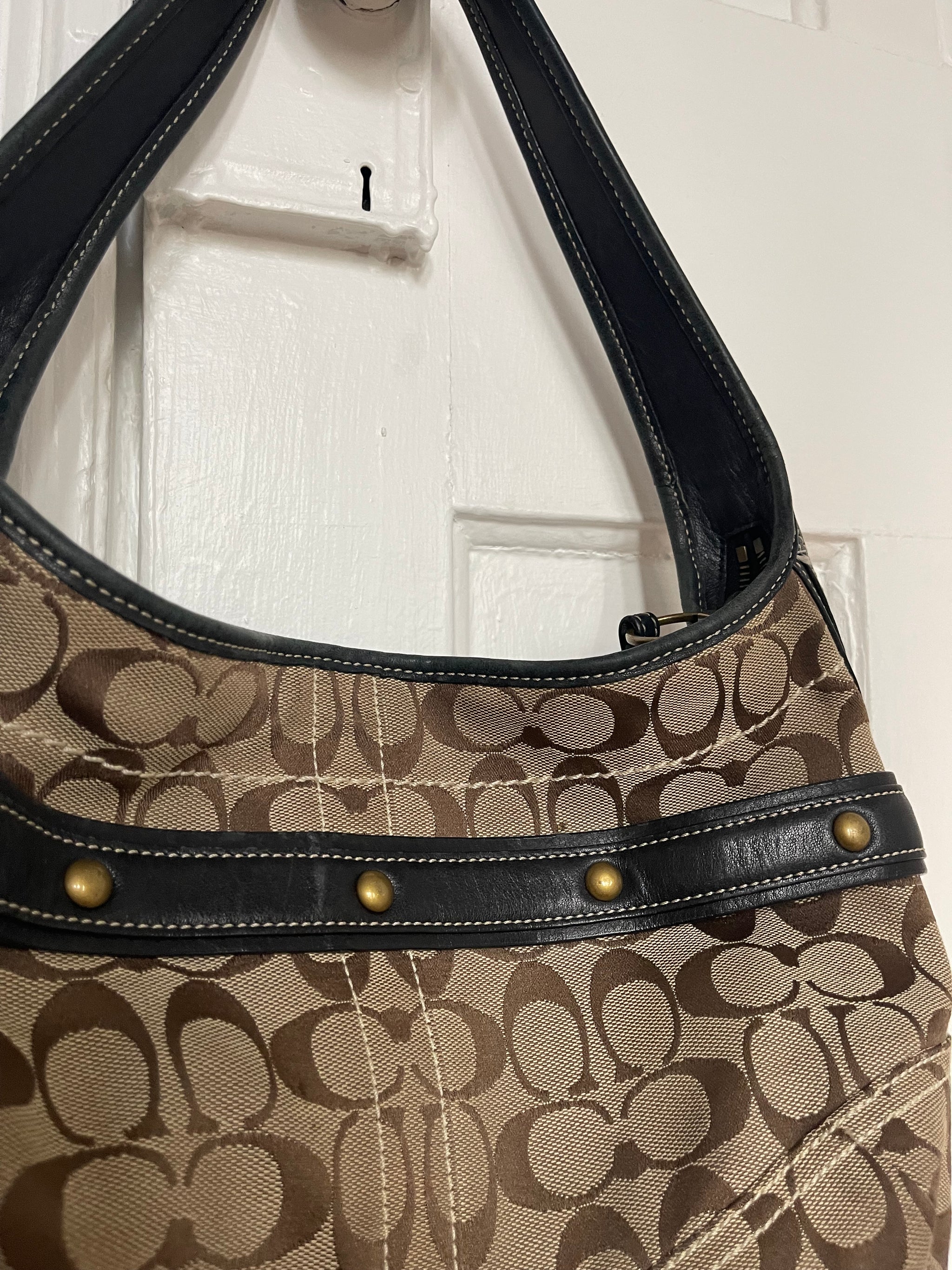 Coach Monogrammed Ergo Hobo Bag – Augusta