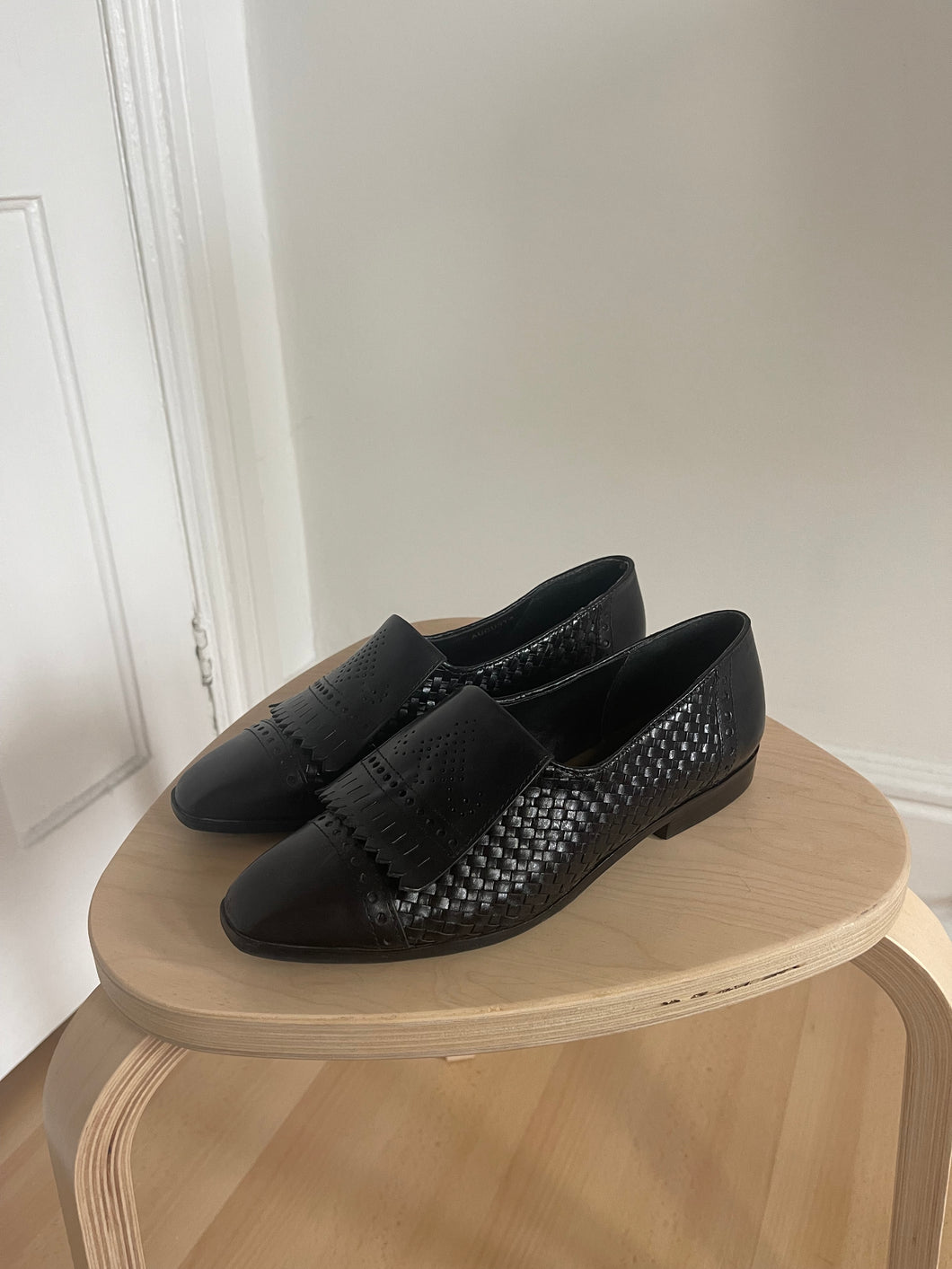 Black Tassel Loafers