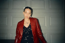 Load image into Gallery viewer, Red Leather Blazer
