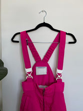 Load image into Gallery viewer, Vintage Pink Suspender Snow-pants
