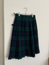 Load image into Gallery viewer, Navy/Teal Wool Kilt
