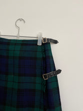 Load image into Gallery viewer, Navy/Teal Wool Kilt
