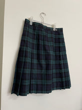 Load image into Gallery viewer, Navy/Teal Plaid Skirt
