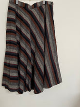 Load image into Gallery viewer, Striped Wool Skirt
