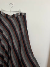 Load image into Gallery viewer, Striped Wool Skirt
