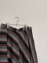 Load image into Gallery viewer, Striped Wool Skirt
