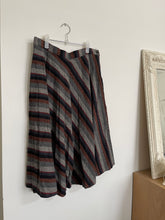 Load image into Gallery viewer, Striped Wool Skirt
