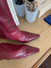 Load image into Gallery viewer, Red Leather Boots
