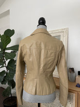 Load image into Gallery viewer, Tan Danier Leather Zip Up
