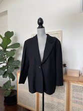 Load image into Gallery viewer, Black Wool Blazer
