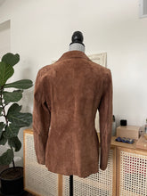 Load image into Gallery viewer, Brown Suede Blazer
