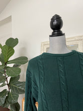 Load image into Gallery viewer, Green Cable Knit
