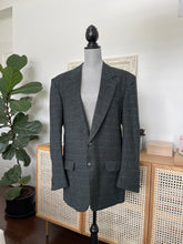 Load image into Gallery viewer, Plaid/Herringbone Wool Blazer
