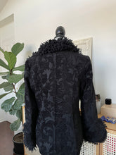 Load image into Gallery viewer, Black Printed Poodle Trim Coat
