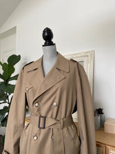 Load image into Gallery viewer, Brown Belted Trench Coat
