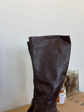 Load image into Gallery viewer, Franco Sarto Flex Deep Brown Riding Boot
