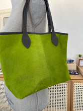 Load image into Gallery viewer, Green Pony Hair Bag
