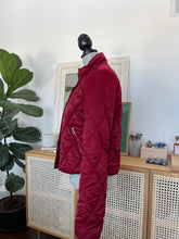 Load image into Gallery viewer, Guess Jeans Burnt Red Quilted Jacket
