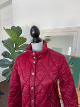 Load image into Gallery viewer, Guess Jeans Burnt Red Quilted Jacket
