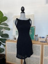 Load image into Gallery viewer, Vintage Black Lace Dress
