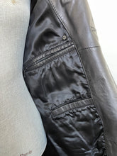 Load image into Gallery viewer, Vintage Danier Double Breasted Leather Jacket with Gold Buttons
