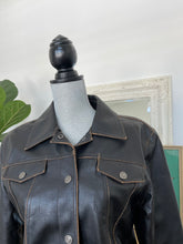 Load image into Gallery viewer, Fairweather Faux Leather Moto Jacket
