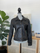 Load image into Gallery viewer, Fairweather Faux Leather Moto Jacket
